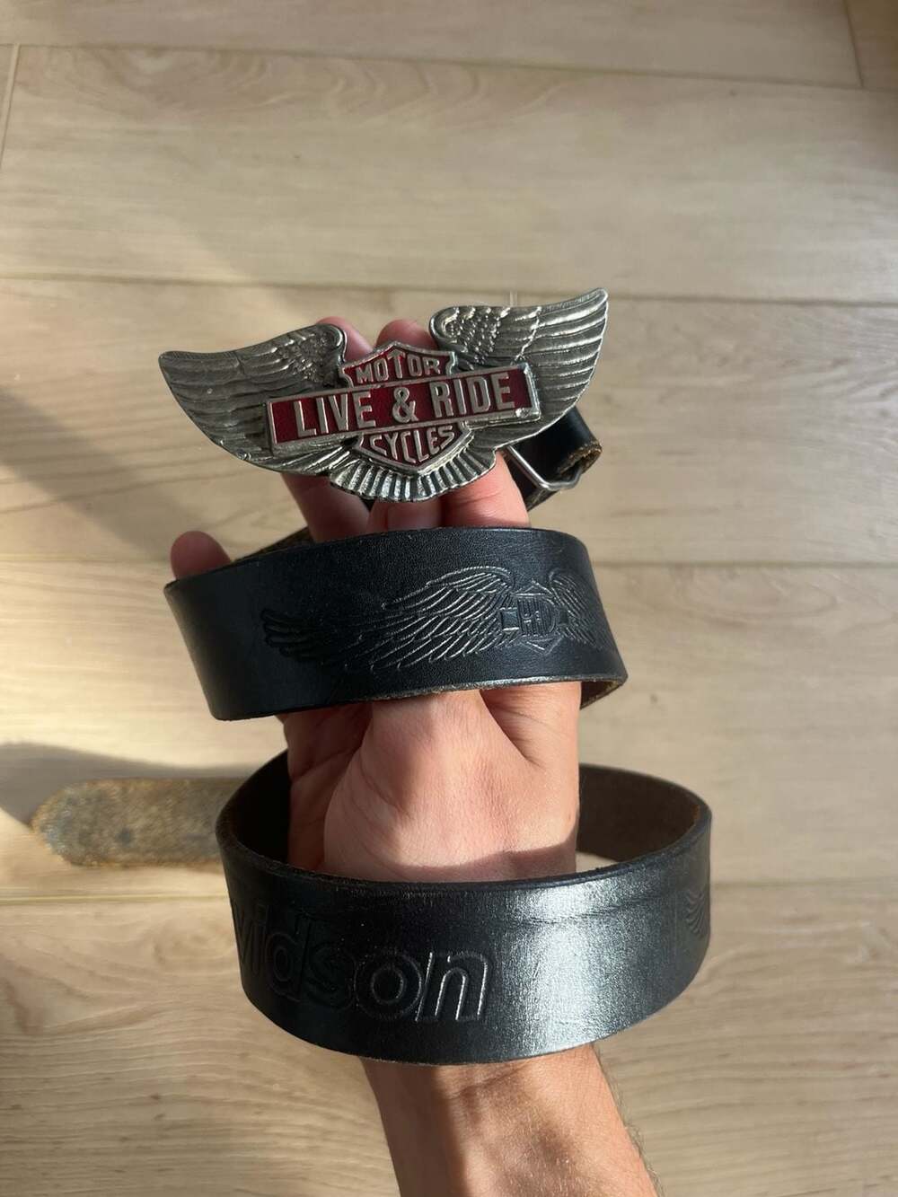 Harley-Davidson Live And Ride Belt Black Leather